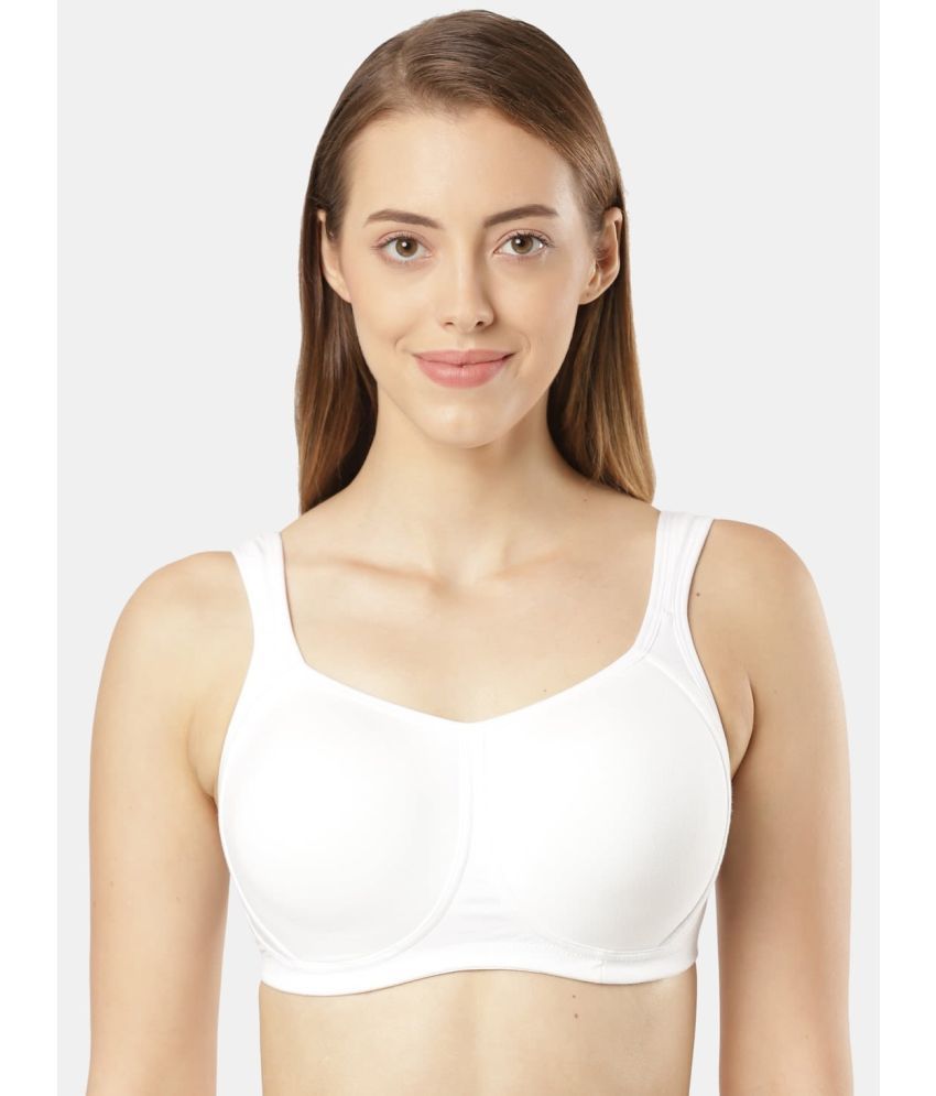     			Jockey FE78 Wirefree Padded Super Combed Cotton Elastane Full Coverage Plus Size Bra - White