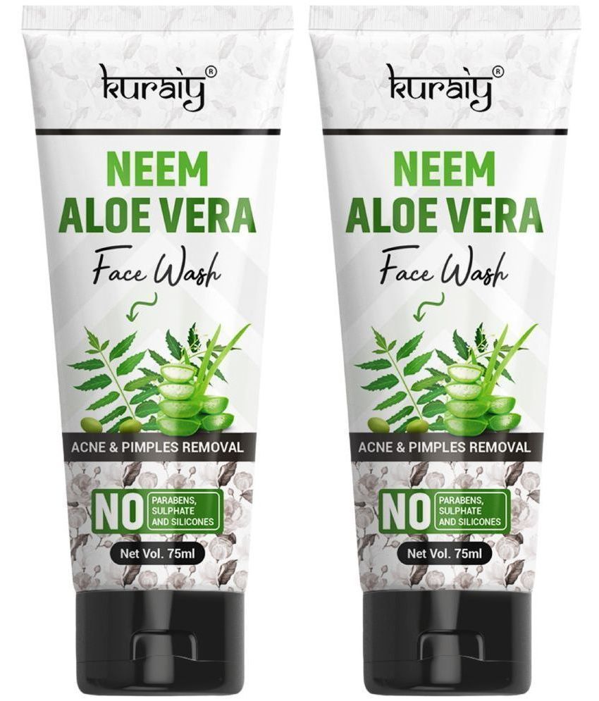     			KURAIY Face Wash Cream With Natural Deep Moisturizing Face wash Tube pack of 2