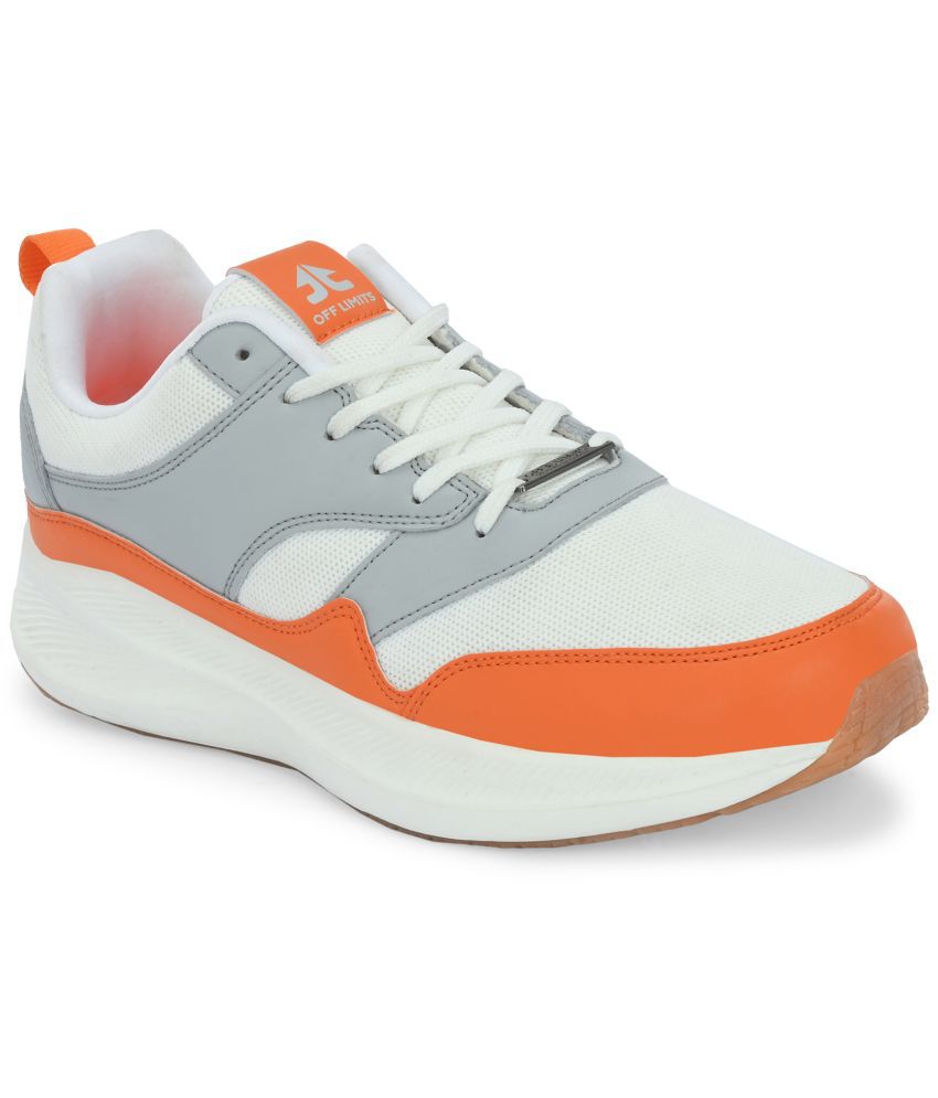     			OFF LIMITS STUSSY Orange Men's Sports Running Shoes