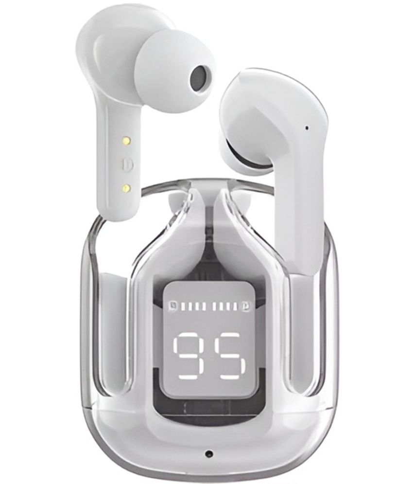     			Tecsox Ultrapod In Ear Bluetooth Earbuds | 5 Hr PlayTime | IPX4(Splash Proof) Powerfull Bass TWS-Bluetooth Headphone V 5.1 White
