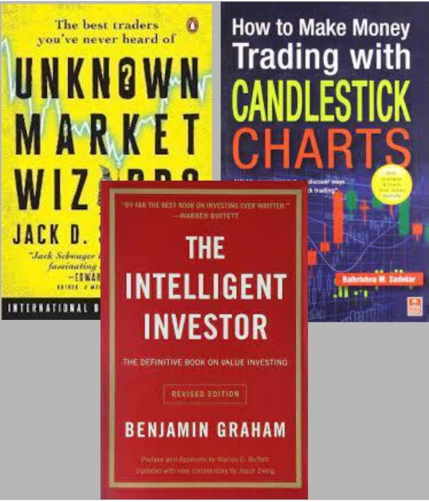     			Unknown Market Wizards + The Intelligent Investor + How to Make Money Trading with Candlestick Charts