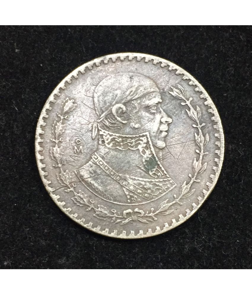     			1958 Mexico 1 Peso Billon 10% Silver (Weight 16g)  Rare 100% Original coin