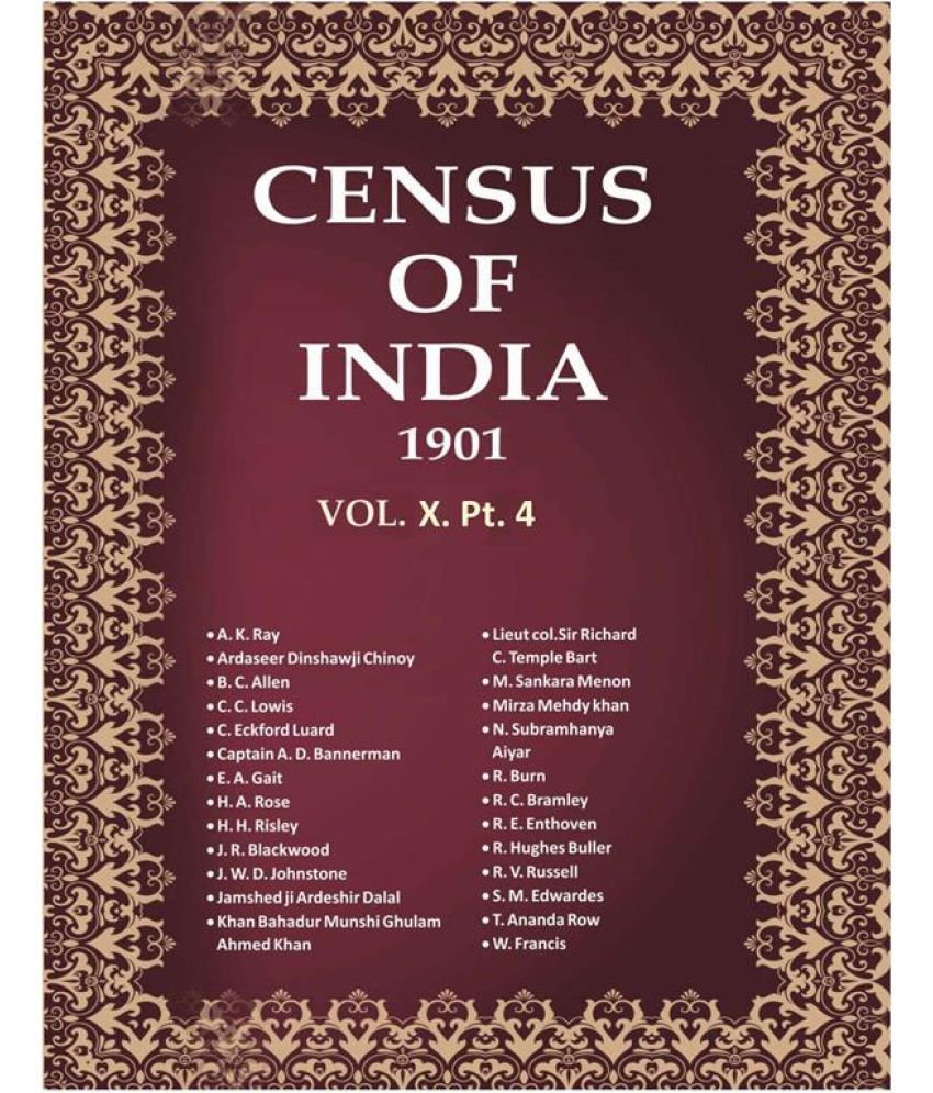     			Census of India 1901: Bombay (Town & Island) - History Volume Book 25 Vol. X. Pt. 4 [Hardcover]
