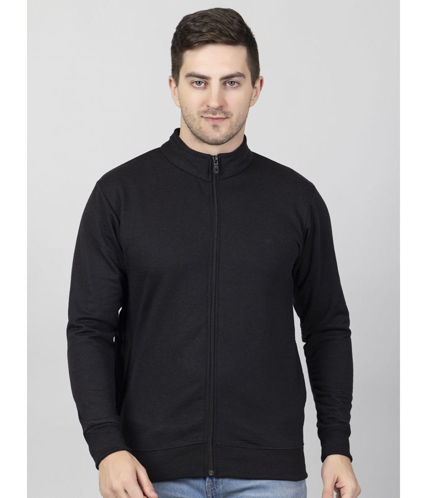     			EKOM Fleece High Neck Men's Sweatshirt - Black ( Pack of 1 )