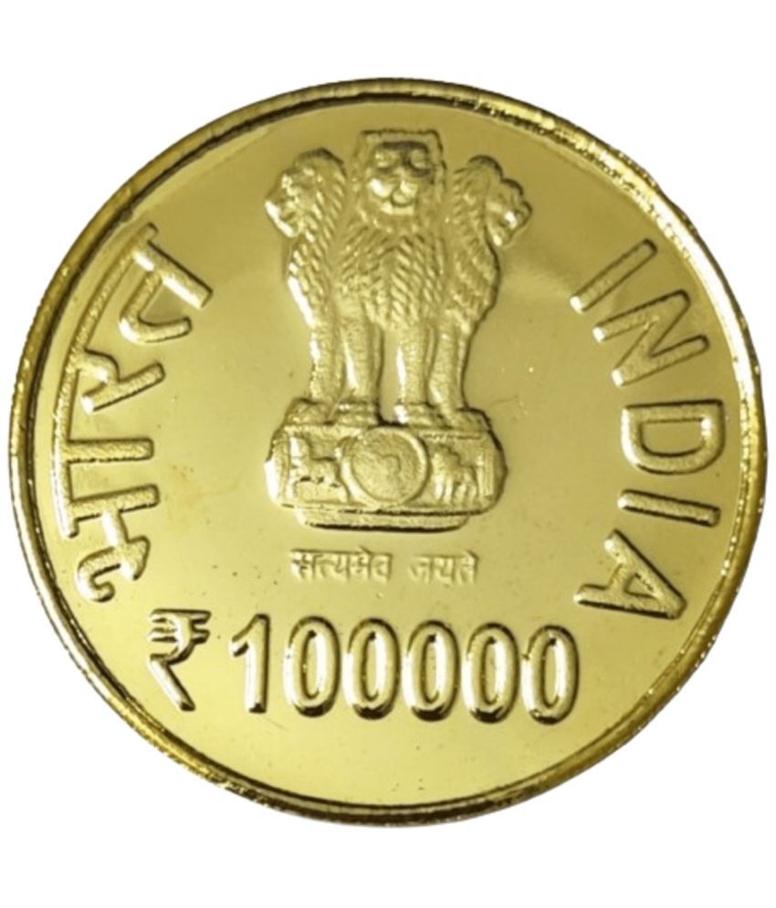     			Extreme Rare 100000 Rupee - Dr A J J Abdul Kalam Gold Plated Fantasy Token Memorial Coin