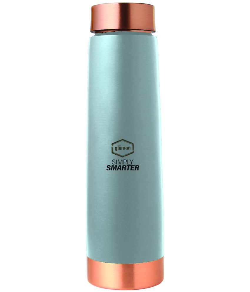     			Gluman Co- Pura Copper Sky Blue Water Bottle 900 mL ( Set of 1 )
