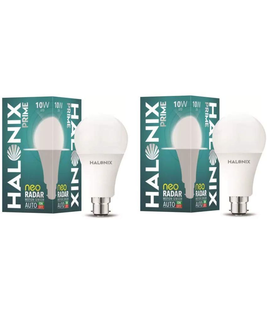     			Halonix 10w Cool Day Light LED Bulb ( Pack of 2 )