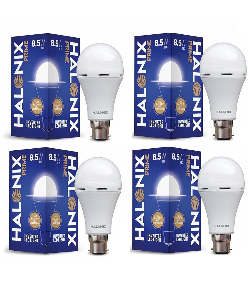     			Halonix 8w Cool Day Light Inverter Bulb ( Pack of 4 )