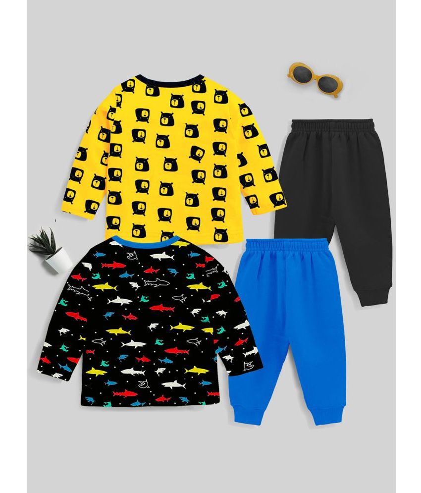     			KUCHIPOO Baby BOY Regular Fit Cotton T-Shirts and Pyjamas Set ,KUC-PSUT-116