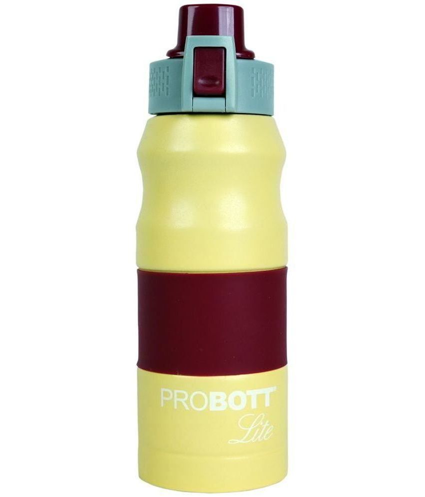     			Probott Bliss Yellow Sipper Water Bottle 700 mL ( Set of 1 )