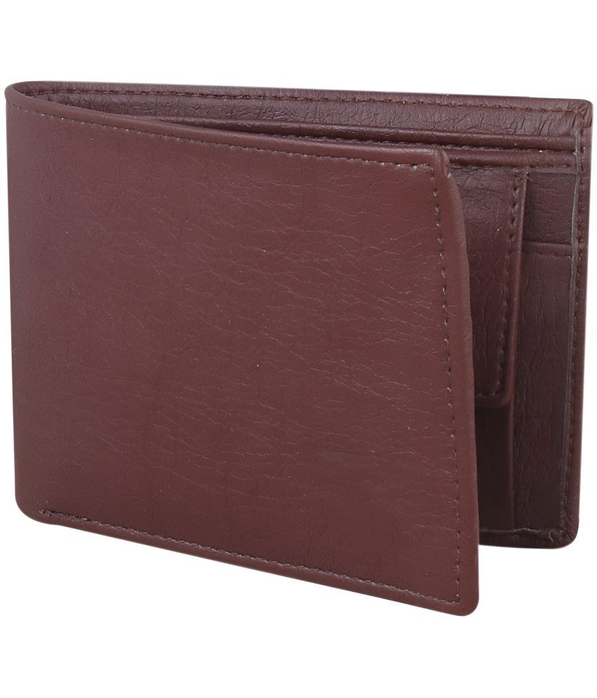     			SLEEK STYLE Maroon Faux Leather Men's Regular Wallet ( Pack of 1 )