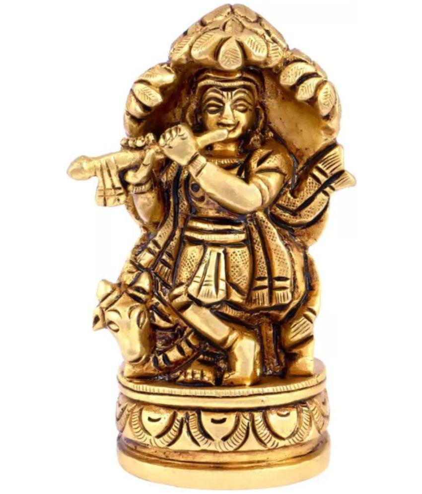     			Shreeyaash Crystal Lord Krishna Idol ( 9 cm )