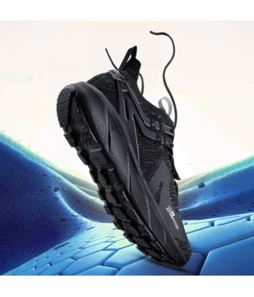    			atom CloundRunner Black Men's Sports Running Shoes
