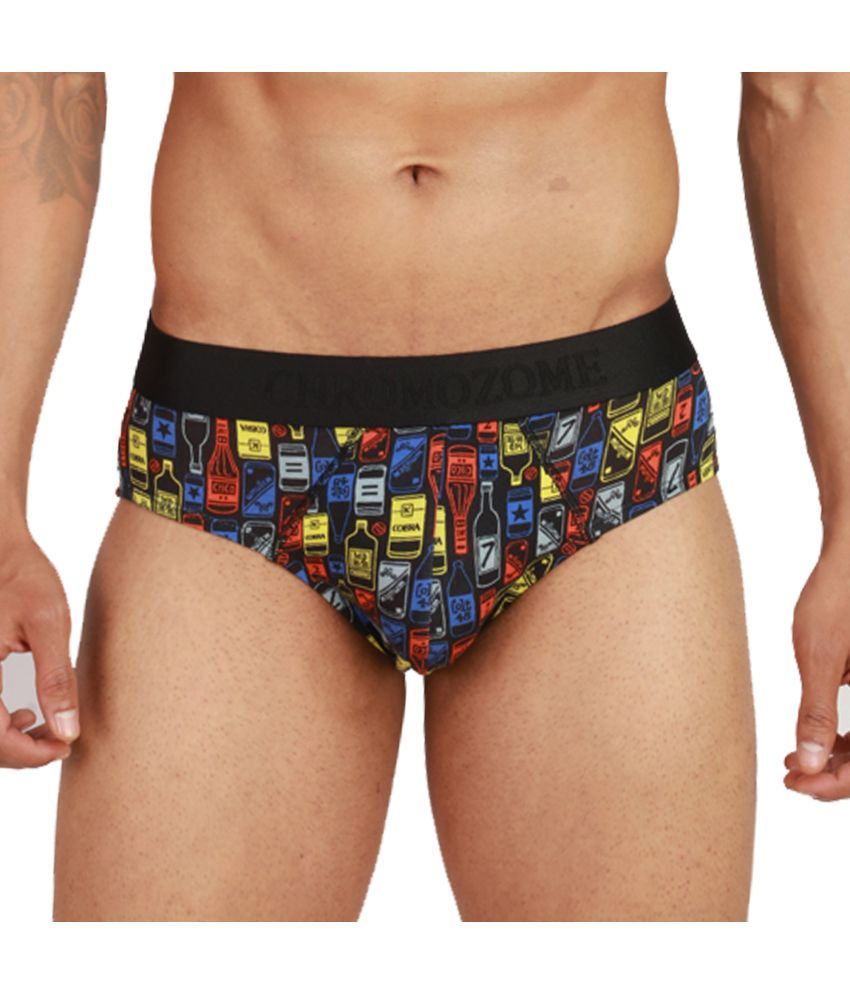     			Chromozome Multicolor CZ 305 Briefs Modal Men Briefs ( Pack of 1 ) - Assorted