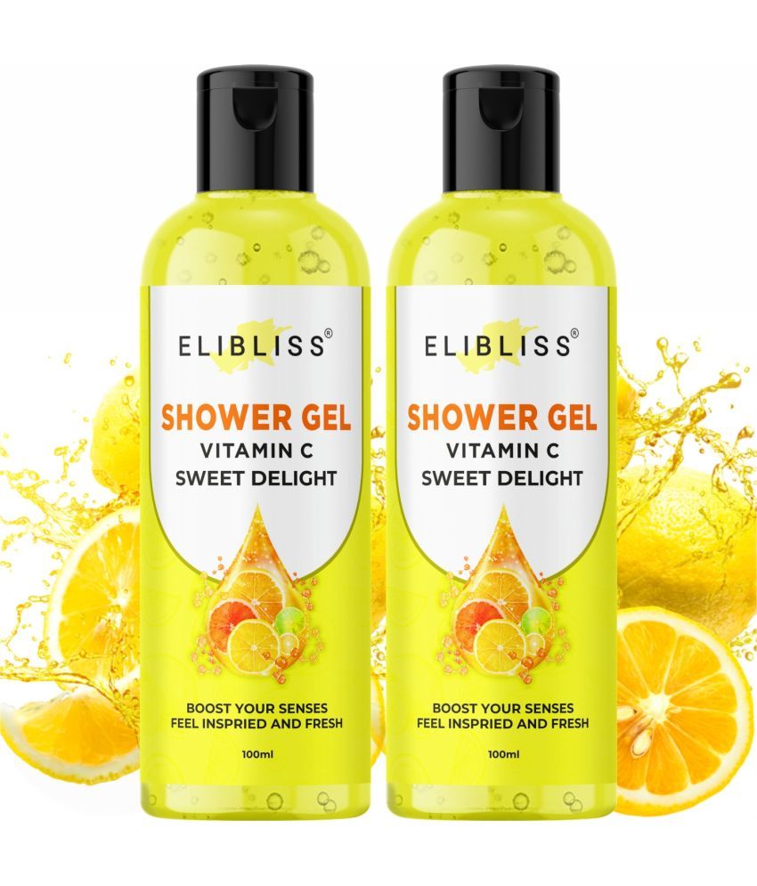     			Elibliss Vitamin C Body Wash, No Soap Shower Gel Pack of 2 Shower Gel 100 mL Pack of 2