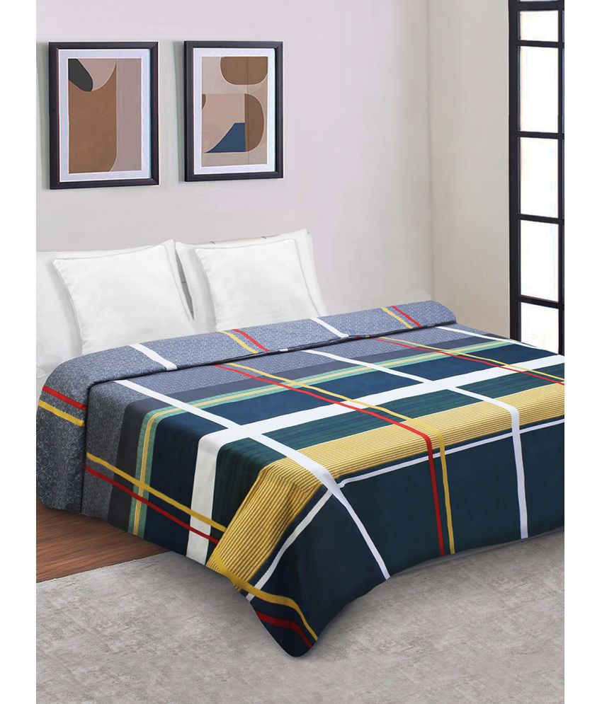     			Home Candy Single Poly Cotton Multi Geometrical Duvet Cover