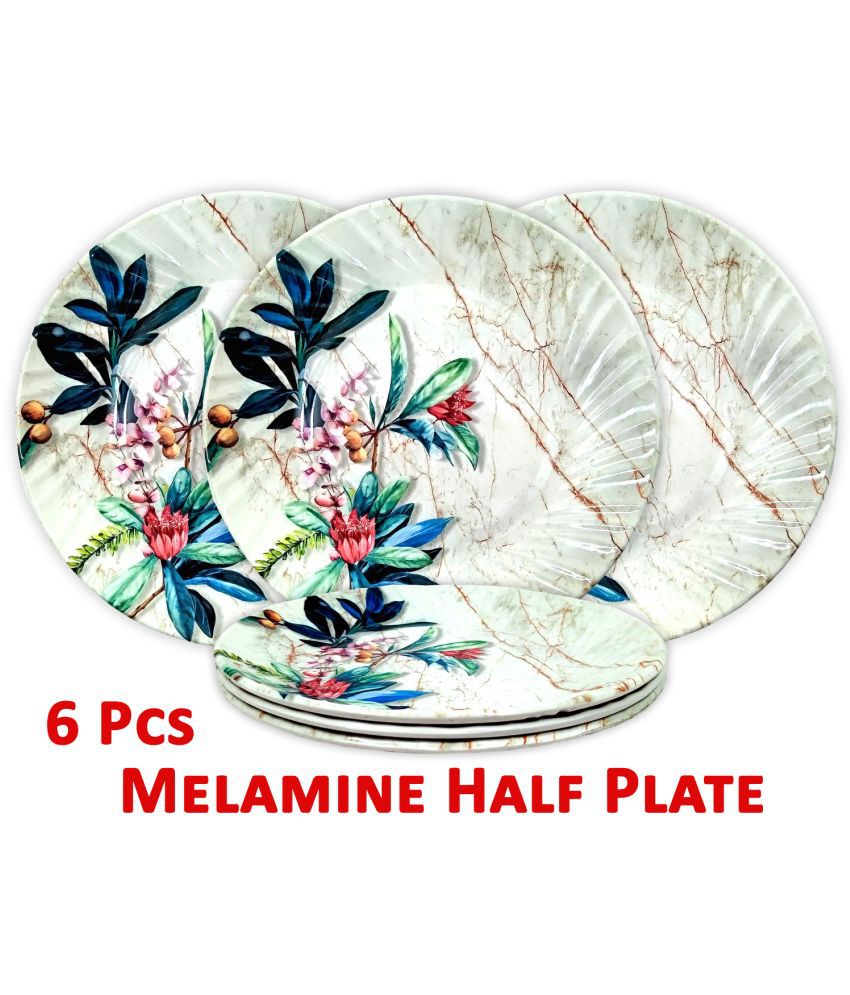     			Inpro 6 Pcs Melamine Multi Color Half Plate