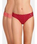 Jockey 1410 Women's Super Combed Cotton Bikini- Dark Prints(Pack of 3 - Color & Prints May Vary)