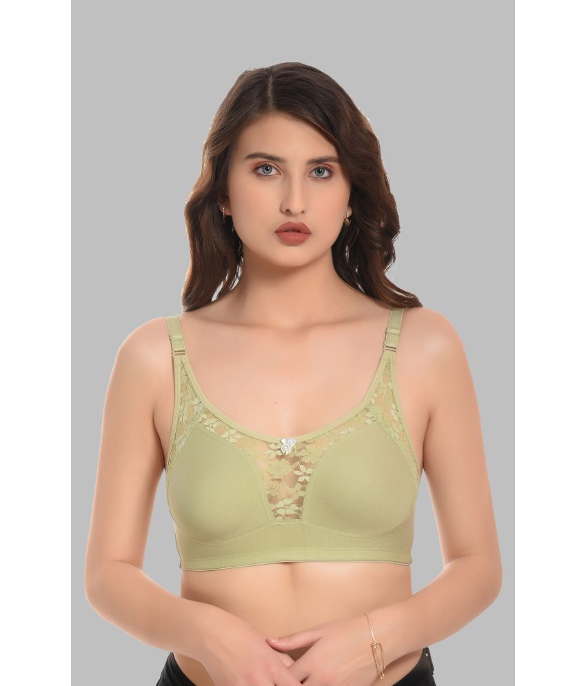     			Elina Lace Non Padded Women's T-Shirt Bra ( Mint Green )