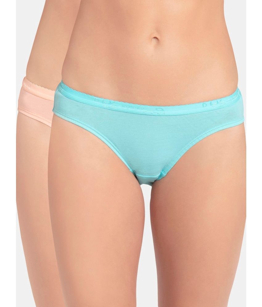     			Jockey 1525 Women's Super Combed Cotton Bikini - Light Assorted(Pack of 2- Color & Prints May Vary)