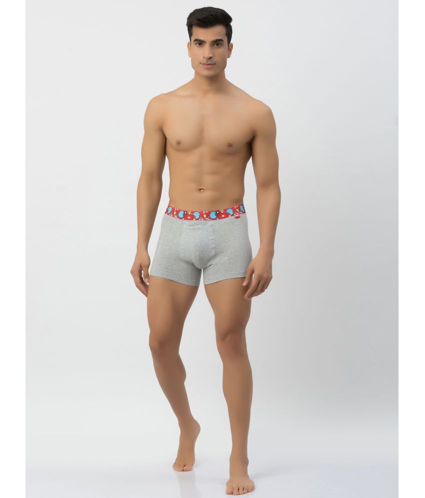     			John Players Grey Melange John Players Trunks Cotton Men's Trunks ( Pack of 1 )