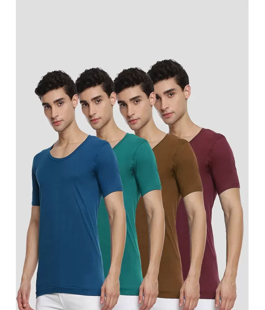 Ramraj cotton Multi Cotton Men's Vest ( Pack of 4 ) - Buy Ramraj