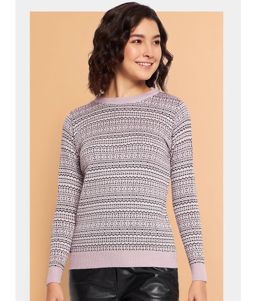     			Clapton Woollen Round Neck Women's Pullovers - Pink ( Single )