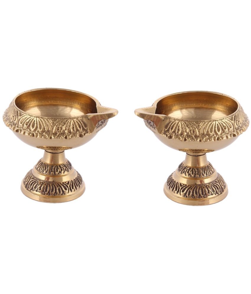     			Heaven Decor Diya 2 Piece ( Pack of 2 )