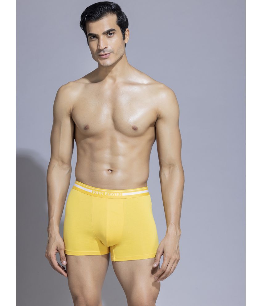     			John Players Yellow John Players Trunks Cotton Men's Trunks ( Pack of 1 )