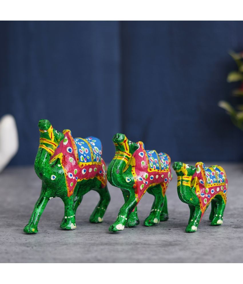     			eCraftIndia Animal Showpiece 10 cm - Pack of 3