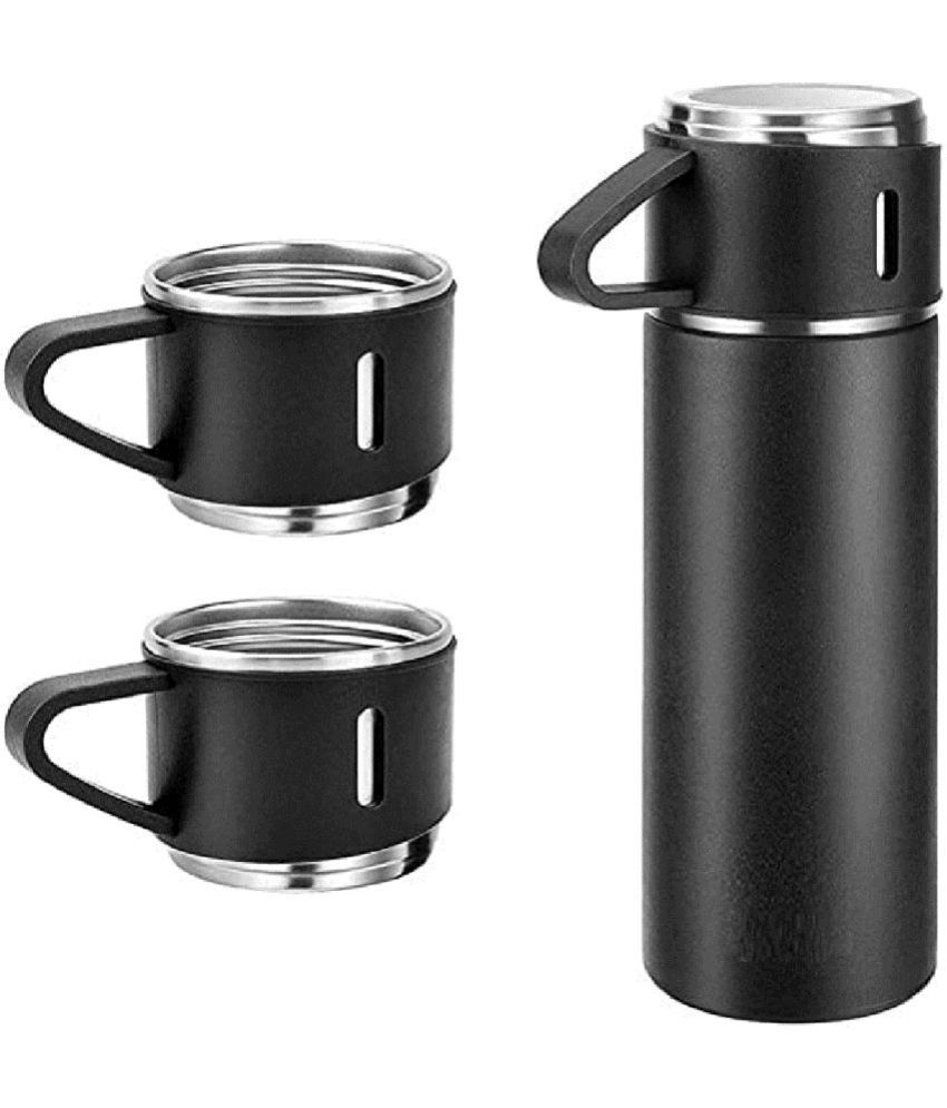     			Bhavyta Black Thermosteel Flask ( 500 ml )