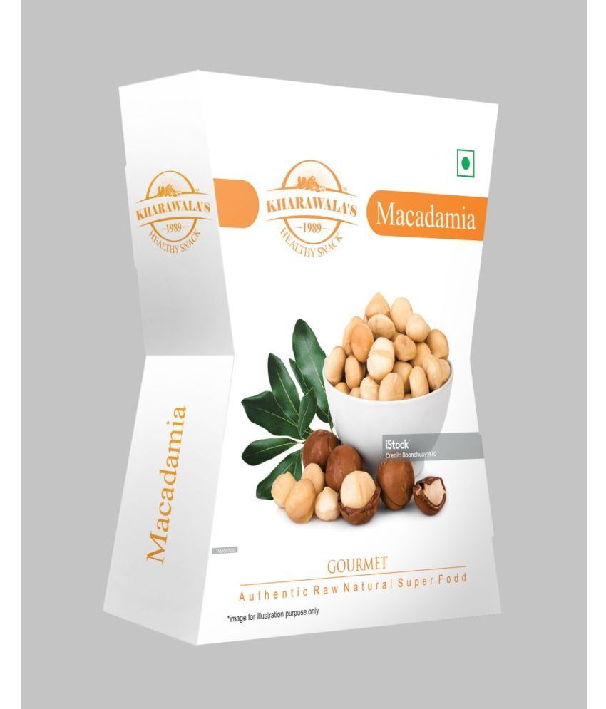     			KHARAWALA's Macadamia - 200gm | Gourmet | Authentic Raw Natural Nutrition Food