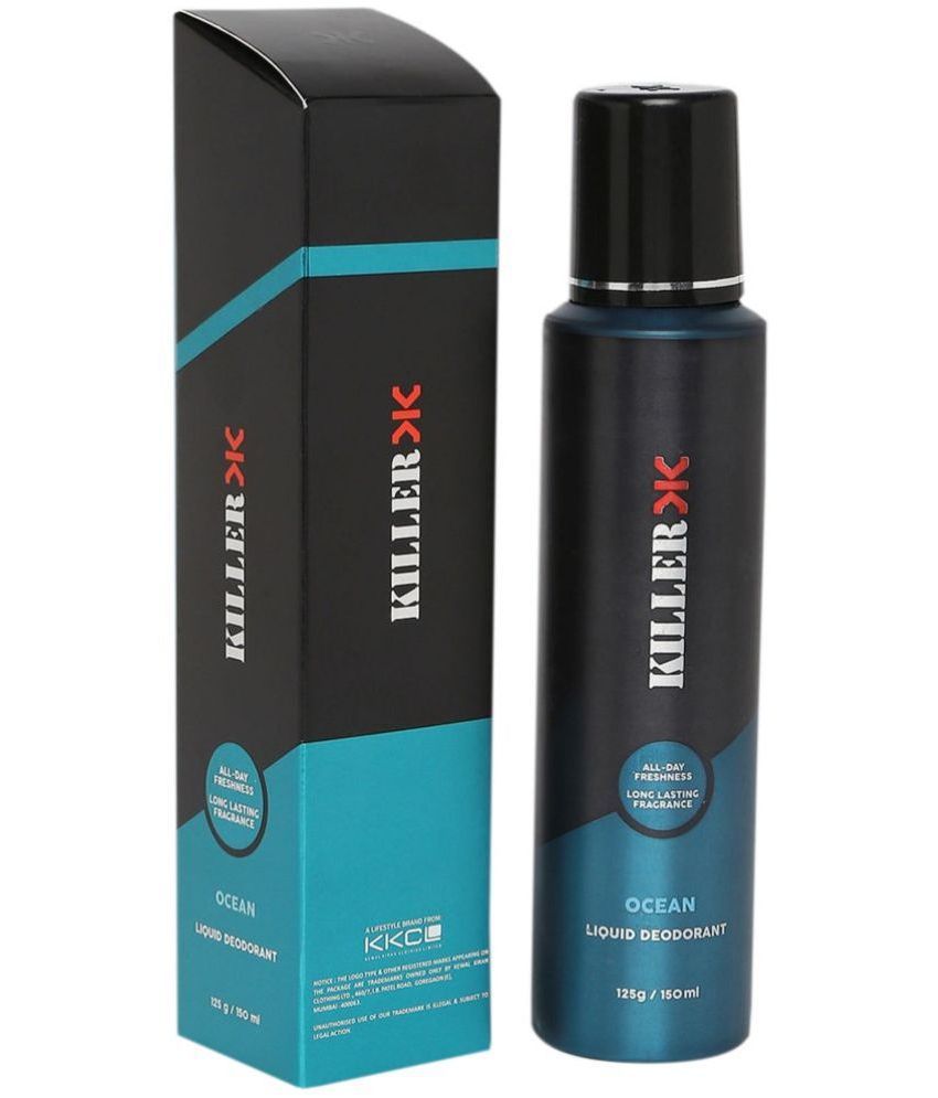     			Killer Ocean No Gas Body Spray Deo Deodorant Spray for Men 150 ml ( Pack of 1 )