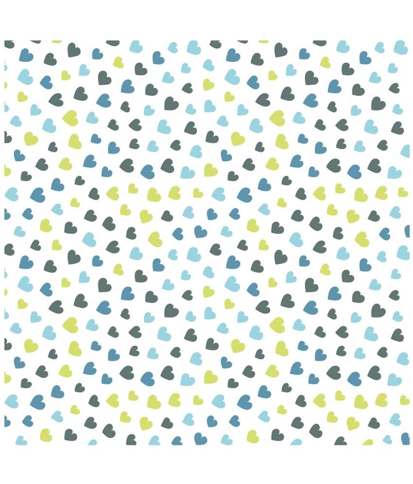     			Paper Pep White Heart Print Gift Wrapping Paper 19"X29" Pack of 20 Sheets Paper Gift Wrapper (Multicolor)