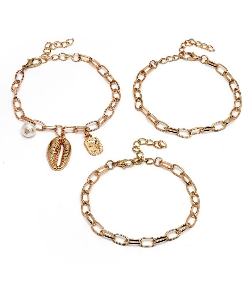     			Scintillare by Sukkhi Gold Bracelet ( Pack of 3 )