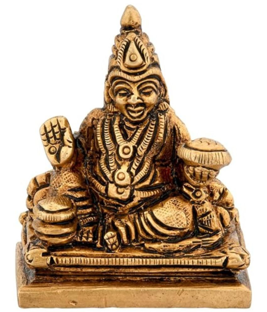     			Shreeyaash Brass Lord Kuber Idol ( 4 cm )