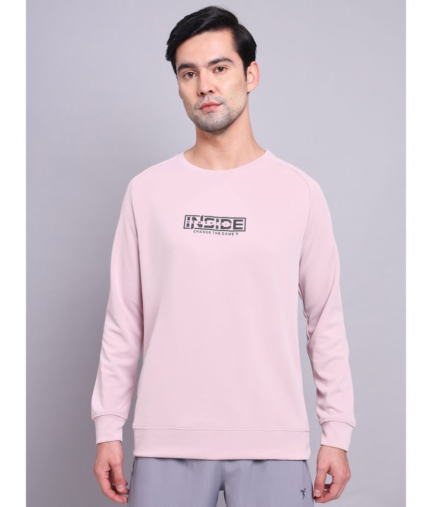     			Technosport Pink Polyester Men's Running Sweatshirt ( Pack of 1 )