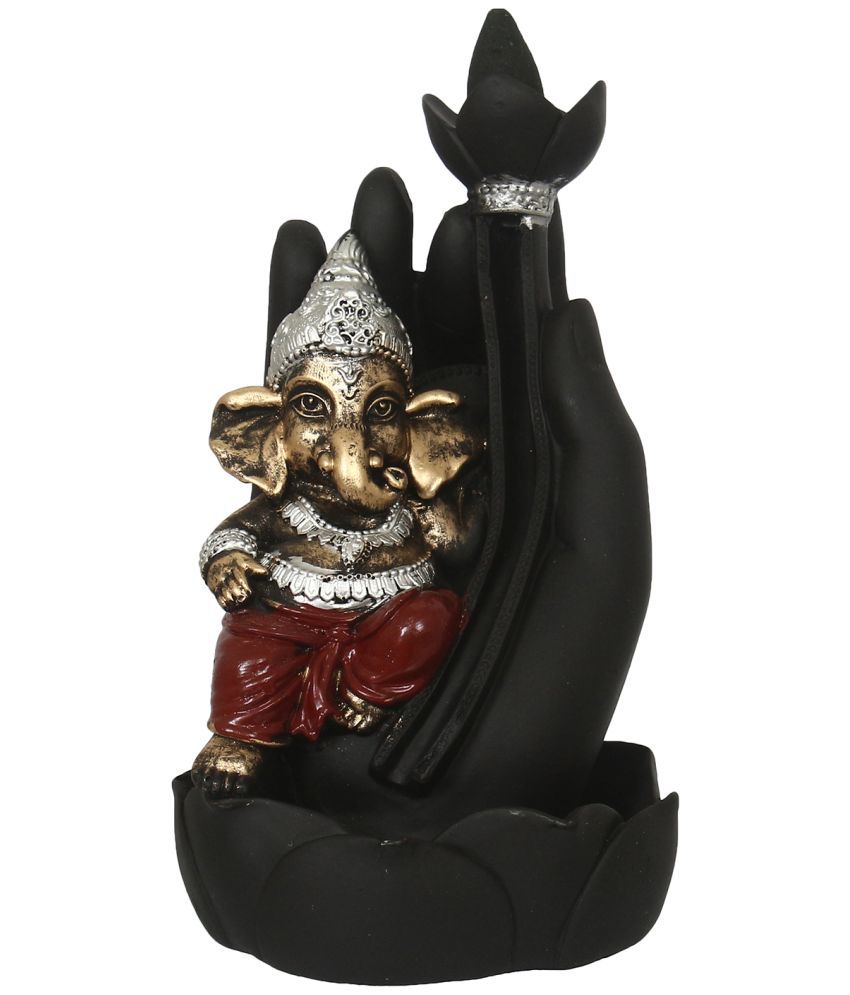     			eCraftIndia Backflow Ganesha Showpiece 16 cm - Pack of 1