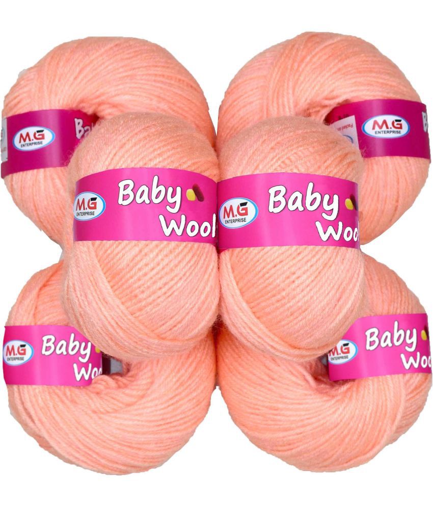     			100% Acrylic Wool  Baba 6 Pc Baby Wool 4 ply Wool -UA Art-ID