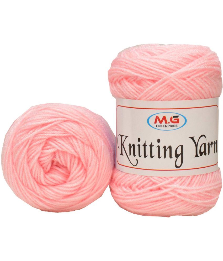     			100% Acrylic Wool  Pink 200 gms - Art-AFE