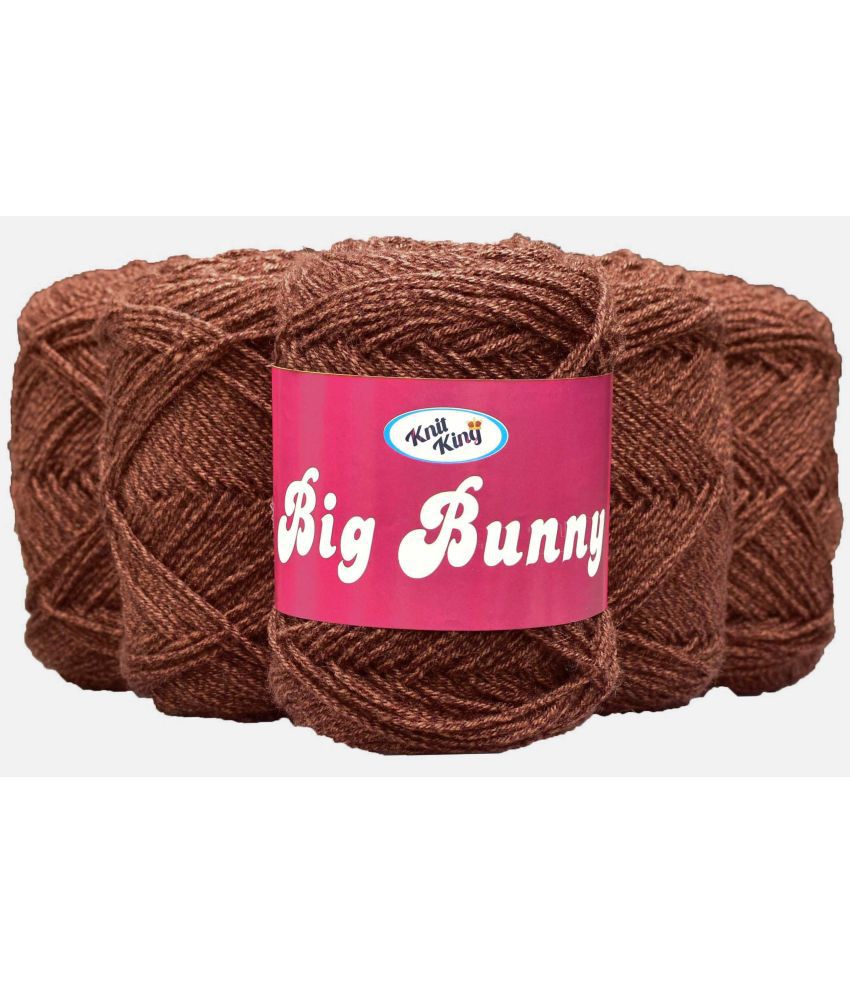     			100% Acrylic Wool  Rust 100 gms Wool Ball Hand knitting wool- Art-ADHA