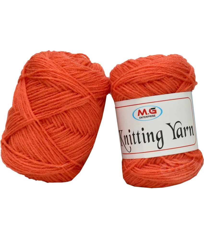     			100% Acrylic Wool  Rust 200 gms - Art-ACAJ