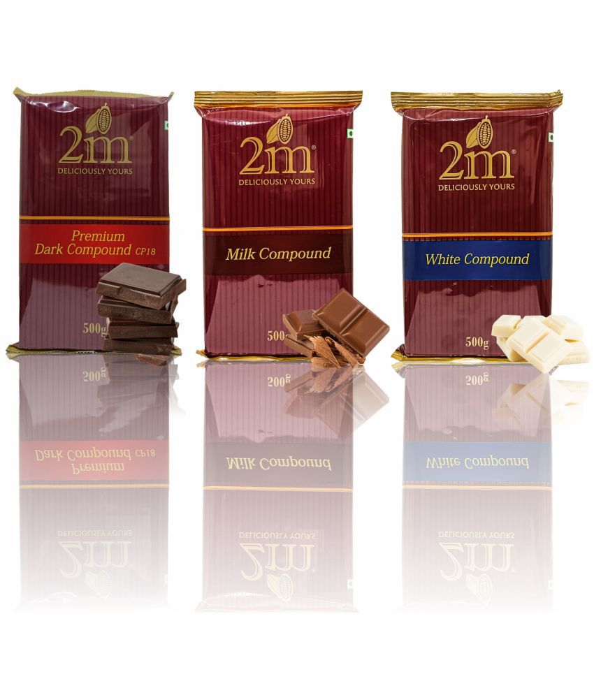     			2M Dark (CP-18), White & Milk Compound Assorted Chocolates 500 g