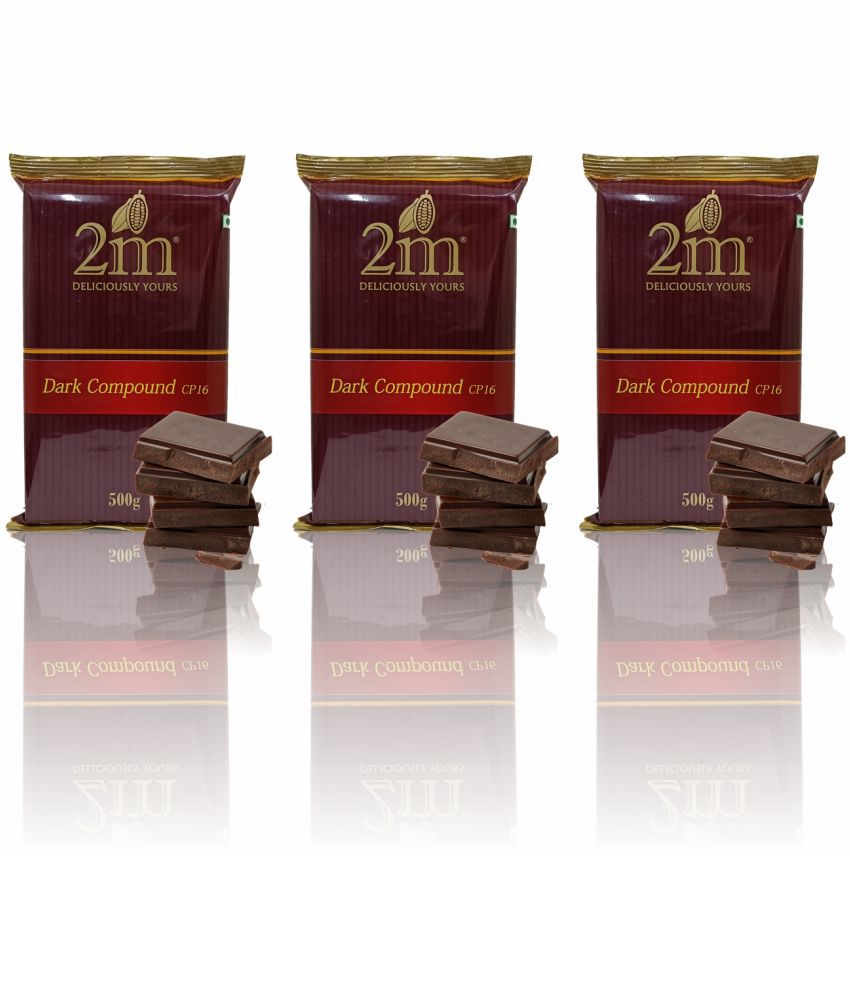     			2M Dark Chocolate Compound Slab (CP-16) Assorted Chocolates 500 g