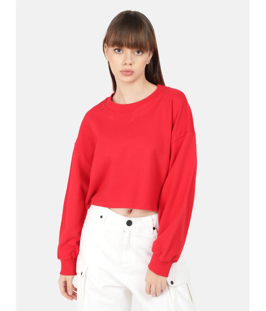     			Bene Kleed Cotton Women's Non Hooded Sweatshirt ( Red )