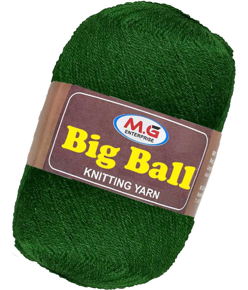    			Bigboss  Leaf Green 400 gms Wool Ball Hand knitting wool- Art-ABJ