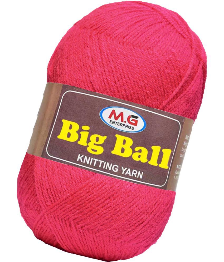     			Bigboss  Magenta 400 gms Wool Ball Hand knitting wool- Art-AAB