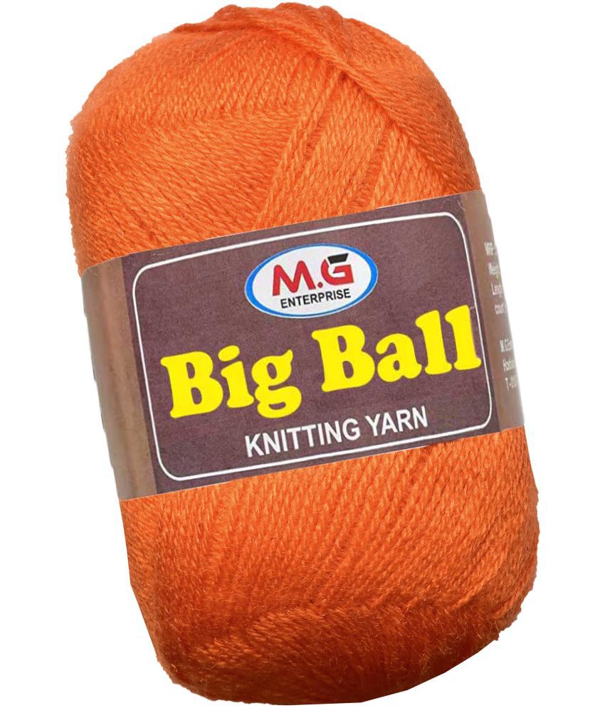     			Bigboss  Orange 600 gms Wool Ball Hand knitting wool- Art-ABB