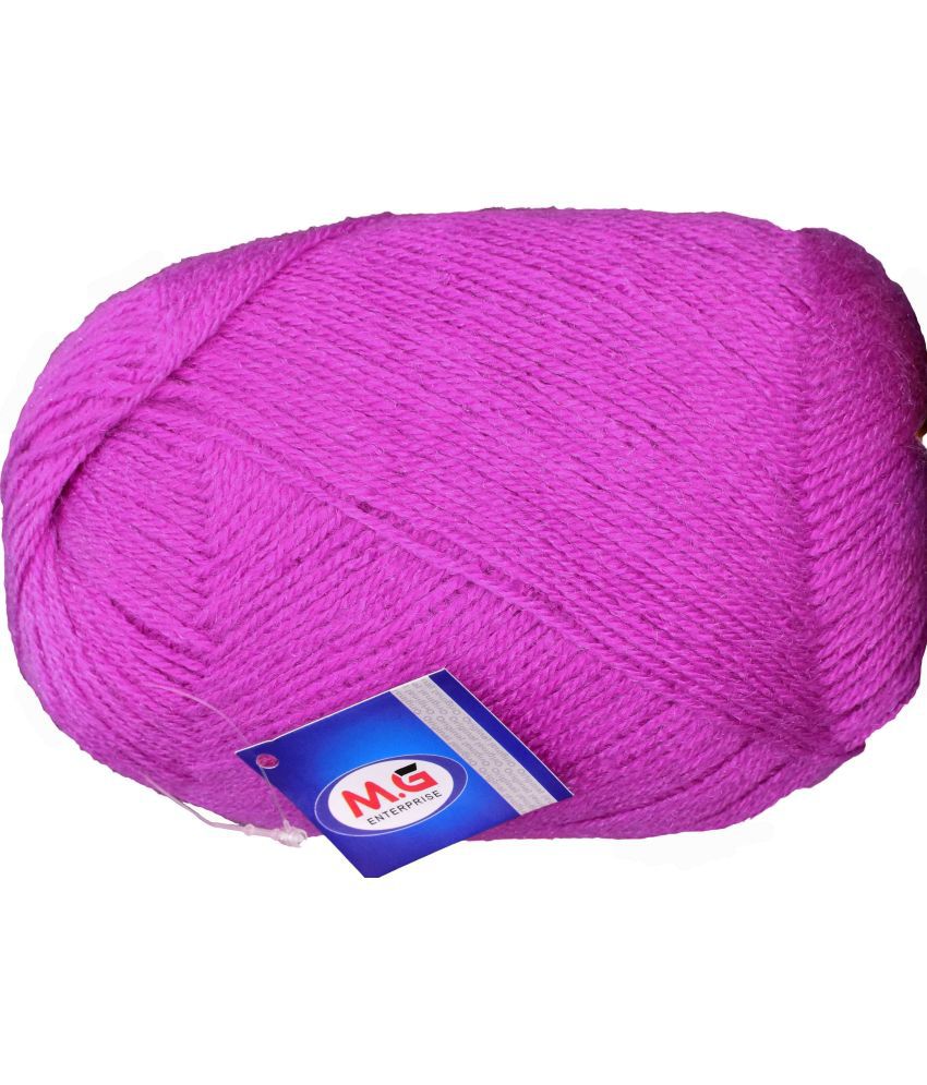     			Bigboss Purple (600 gm)  Wool Ball Hand knitting wool / Art Craft soft fingering crochet hook yarn, needle knitting yarn thread dye  W