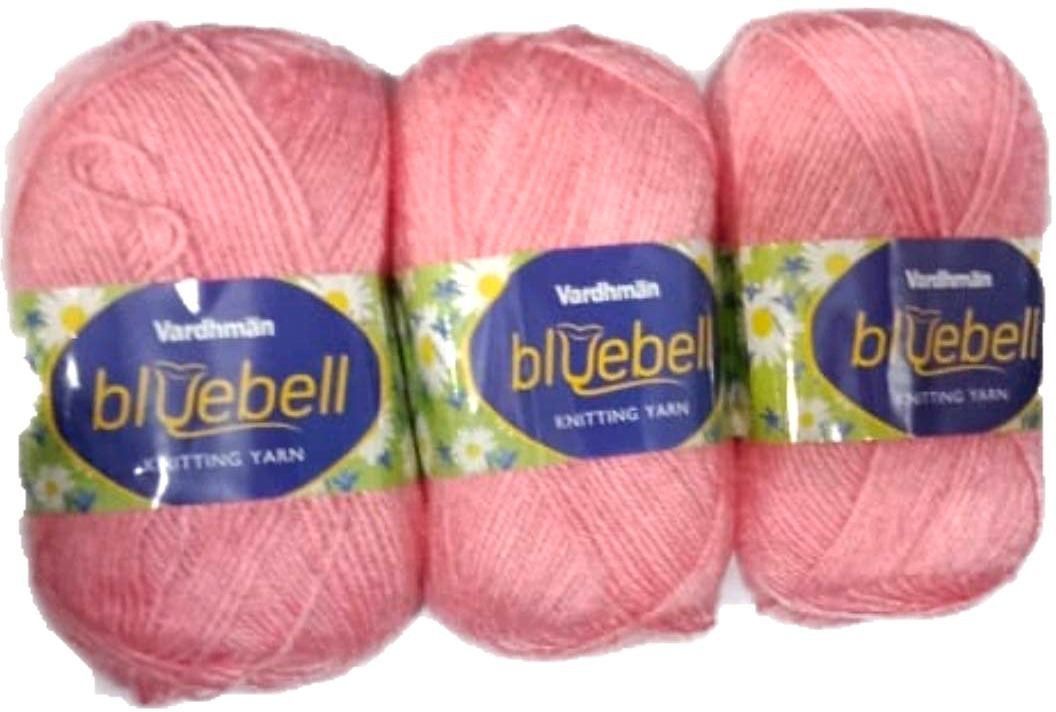     			Bluebell 300 gm Wool Ball Hand Knitting Wool & Art Craft Soft Fingering Crochet Hook Yarn Needles Acrylic Knitting Yarn Thread Dyed(100gm Each)